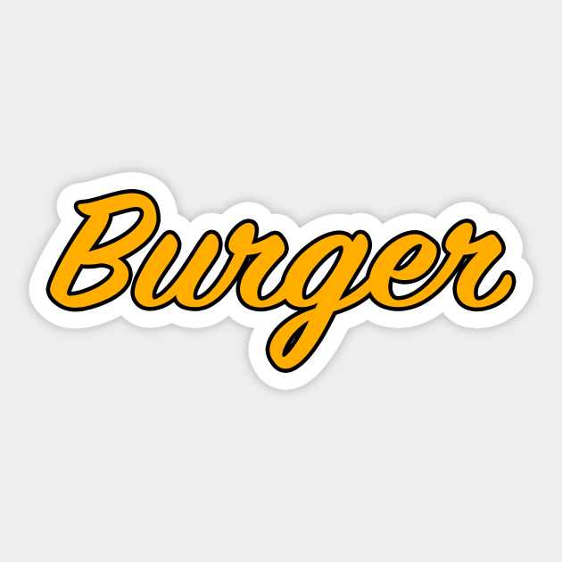 Burger Sticker by lenn